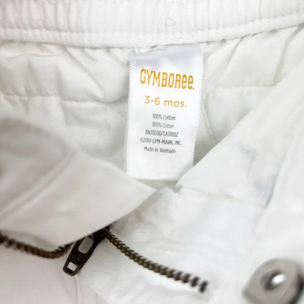 Gymboree White Cotton Shorts Size 3-6 Months Easter 2011 Spring Social